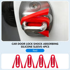 SEAMETAL Car Door Shock Absorber Pads – Silicone Anti-Vibration Soundproof Damper Cushion (4pcs)