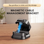 SEAMETAL Magnetic Cable Holder Clips – Self-Adhesive Cord Organizer for Car, Home & Office (10pcs)