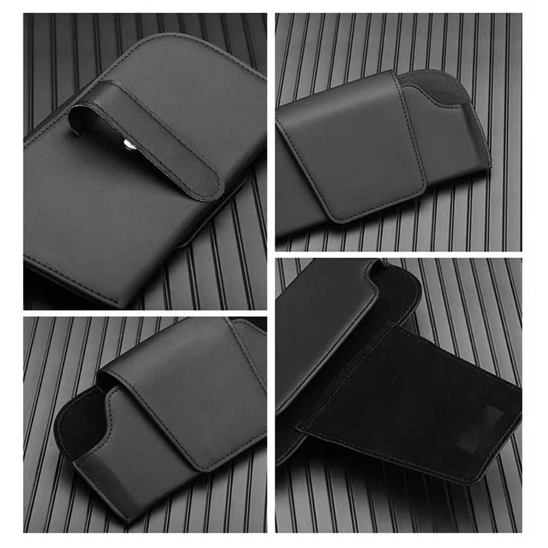 SEAMETAL Car Sun Visor Glasses Holder – Premium Cowhide & Suede Sunglasses Storage Case
