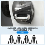 SEAMETAL Car Door Shock Absorber Pads – Silicone Anti-Vibration Soundproof Damper Cushion (4pcs)