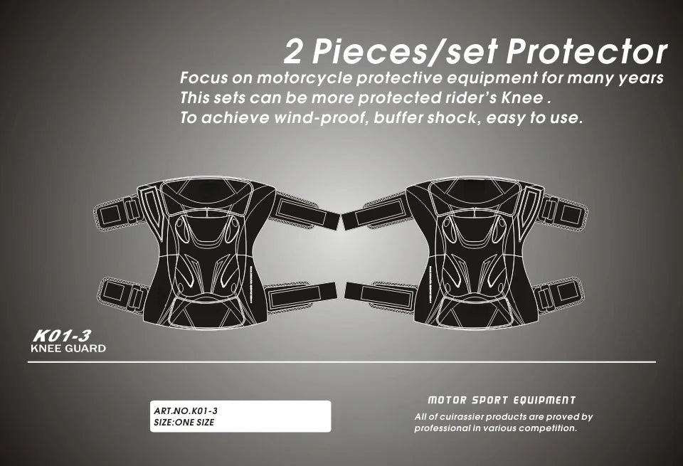 Off-Road Knee Protectors: Impact-Resistant CE Armor with Adjustable Straps