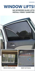 Ford Mustang Mach-E Magnetic Sunshade Set – Front, Rear & Side Windows (2021–2024)