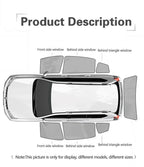 Ford Mustang Mach-E Magnetic Sunshade Set – Front, Rear & Side Windows (2021–2024)