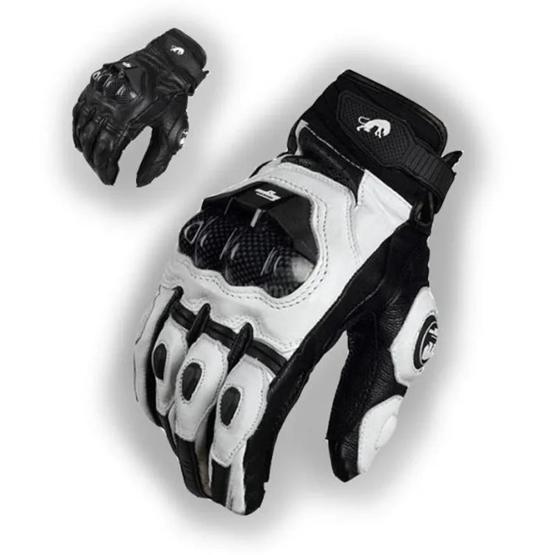 Premium Leather Motorcycle Gloves