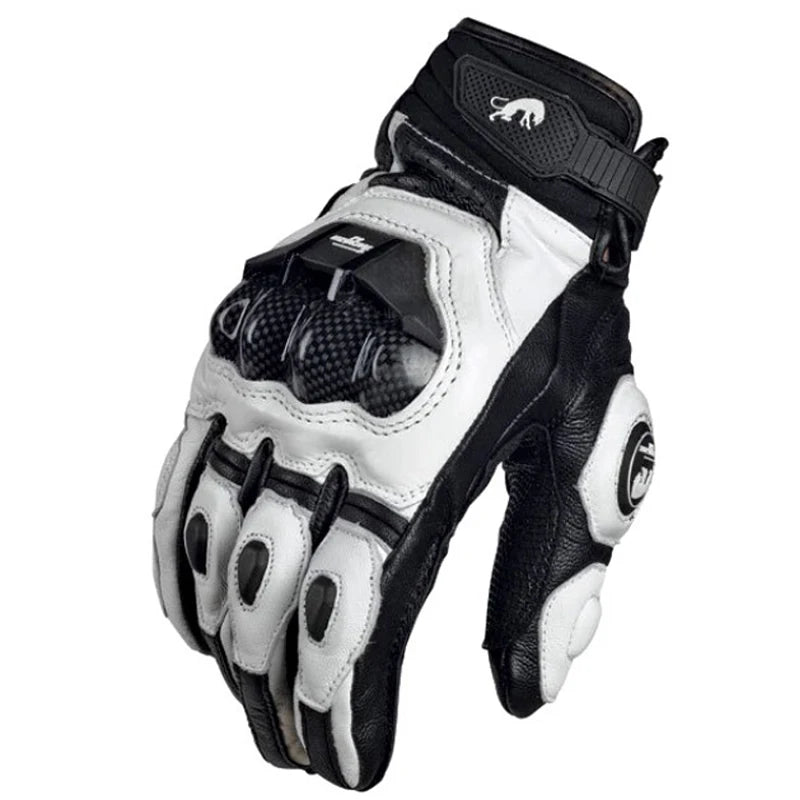Premium Leather Motorcycle Gloves