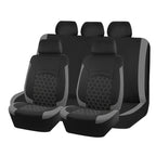 Universal Car Seat Covers Full Set – 9-Piece Breathable Polyester for 5-Seater Cars (Front & Rear)