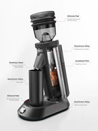HiBREW G5 Electric Coffee Grinder | 48mm Conical Burr, Compact & Portable for Espresso & Turkish Coffee
