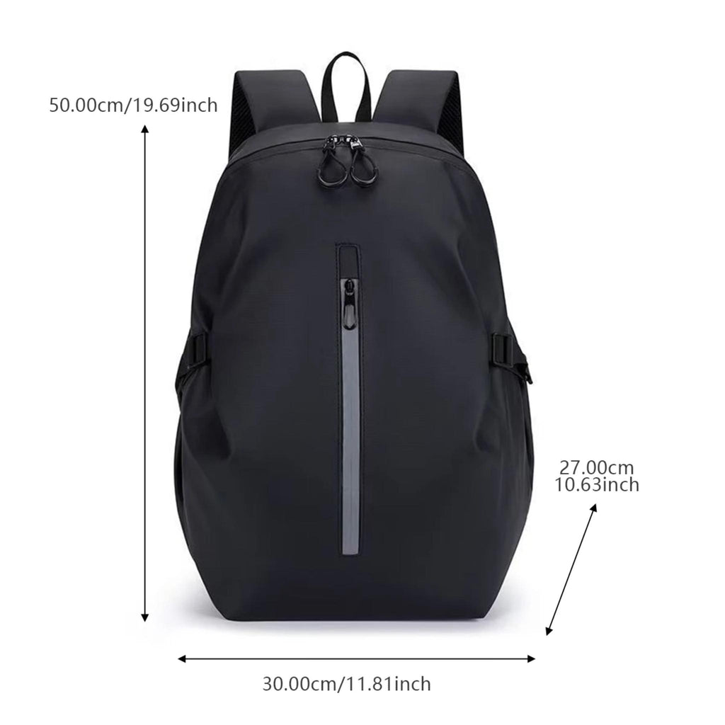 40L Motorcycle Helmet Backpack – Waterproof Riding Bag with Reflective Strip & Laptop Compartment