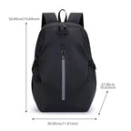 40L Motorcycle Helmet Backpack – Waterproof Riding Bag with Reflective Strip & Laptop Compartment