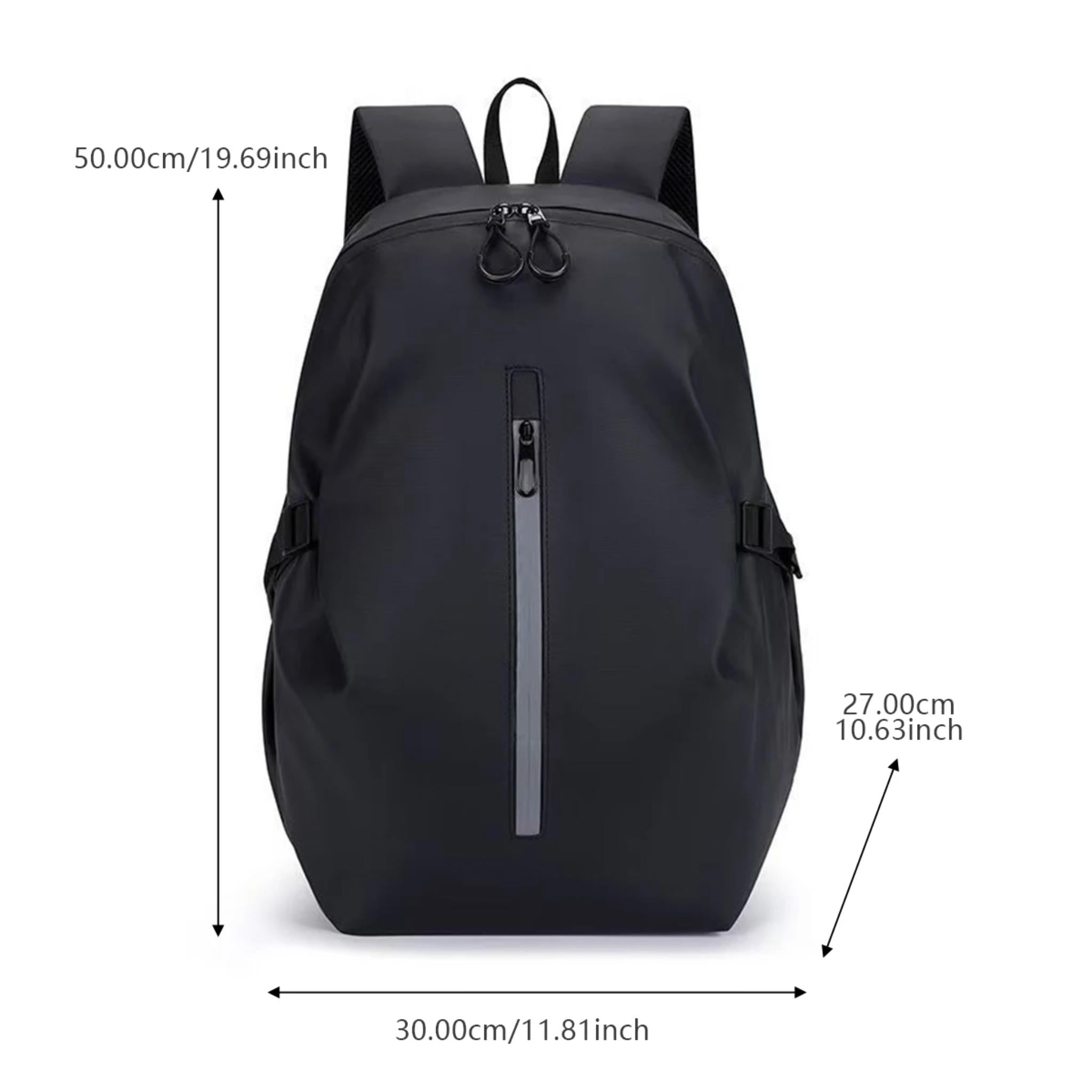 40L Motorcycle Helmet Backpack – Waterproof Riding Bag with Reflective Strip & Laptop Compartment