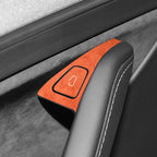 Tesla Model 3 & Model Y Door Switch Button Trim Sticker – Suede Anti-Scratch Interior Cover (2019-2022)