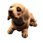 Bobble Head Dog Car Dashboard Ornament – Nodding Puppy Interior Decoration