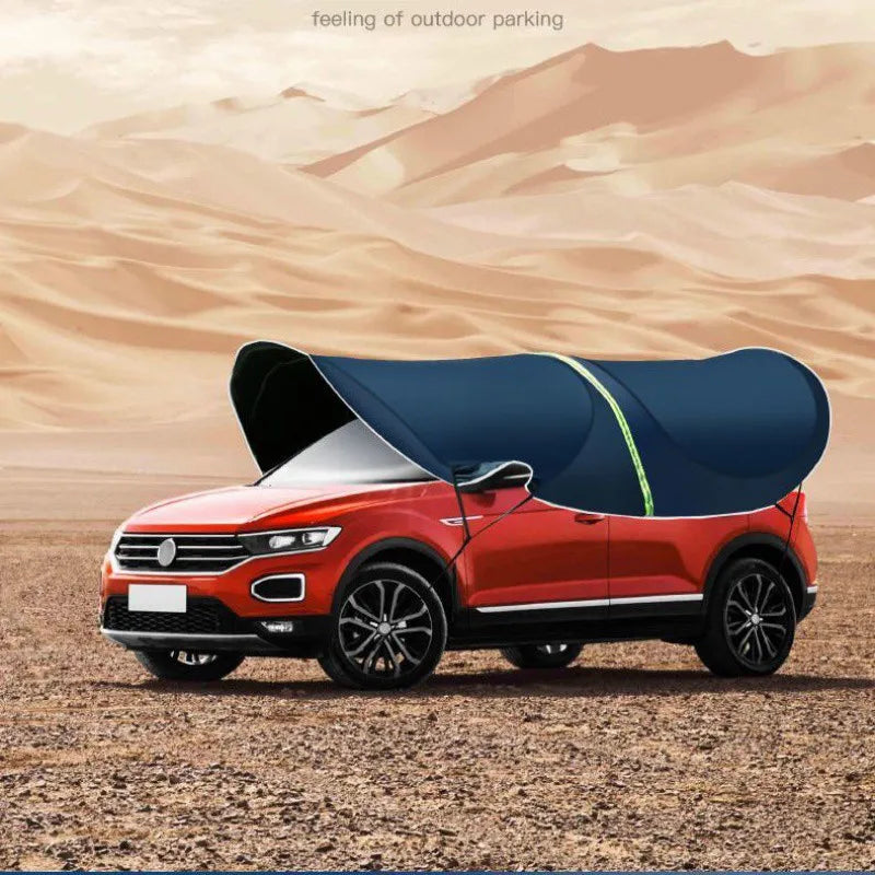 Car Umbrella Sunshade Canopy | Anti-UV Foldable Full-Car Cover – Sun, Snow & Rain Protection
