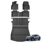 3D TPE Car Floor Mats for Subaru Solterra & Toyota BZ4X 2023–2025 (LHD) – Waterproof Cargo Liner Set