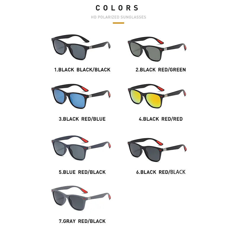Polarized Night Vision Driving Sunglasses | UV400 PC Frame for Men