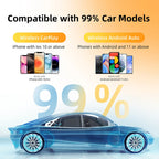 2-in-1 Wireless CarPlay & Android Auto Adapter