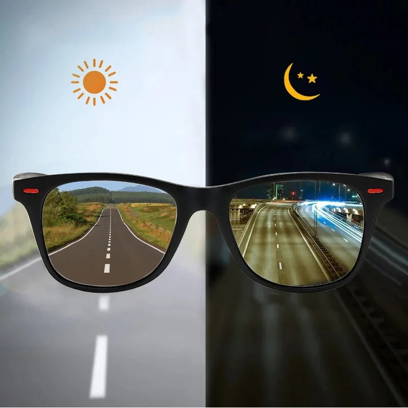 Polarized Night Vision Driving Sunglasses | UV400 PC Frame for Men
