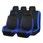 Universal Car Seat Covers Full Set – 9-Piece Breathable Polyester for 5-Seater Cars (Front & Rear)