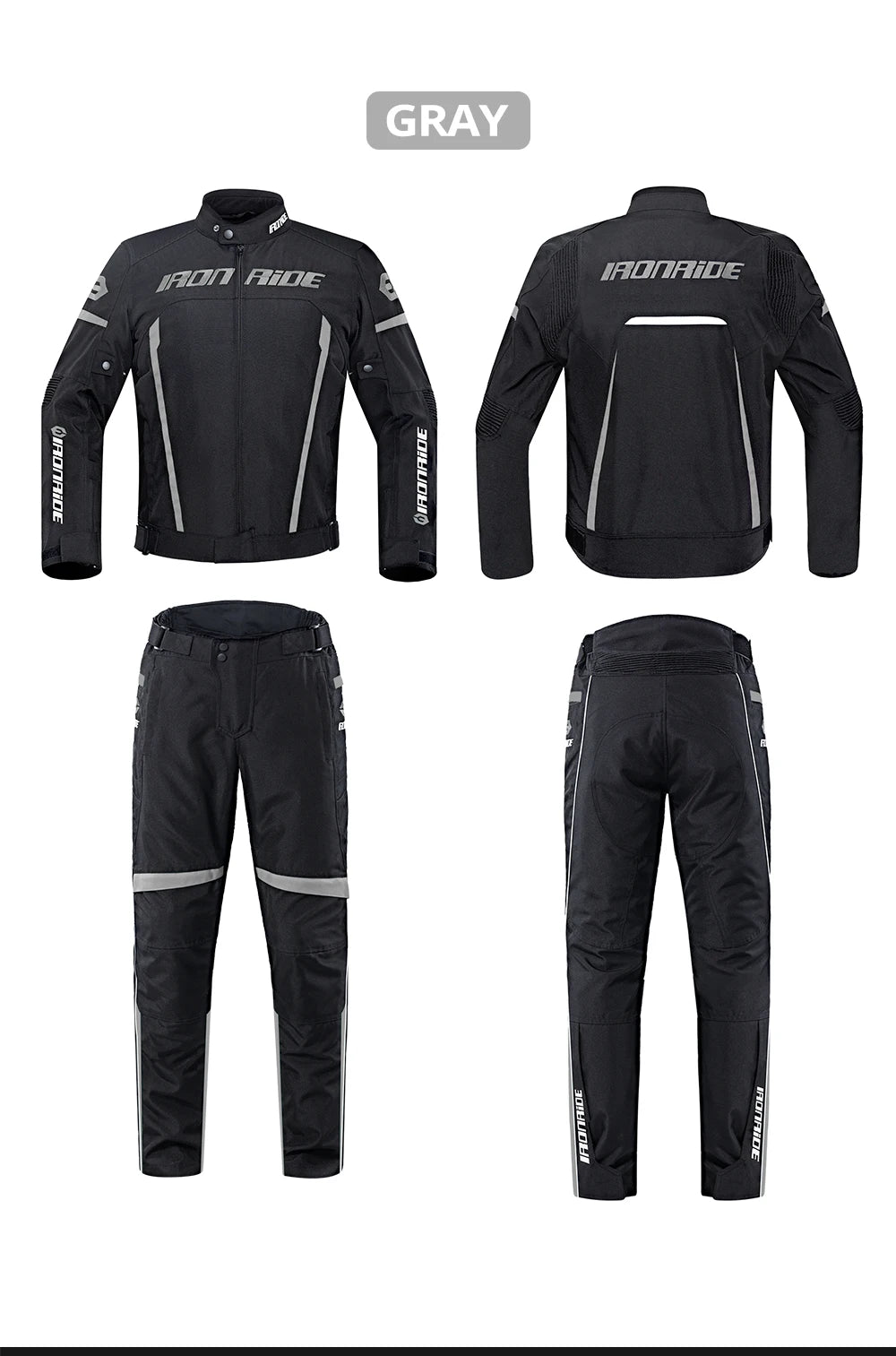 Waterproof Motorcycle Jacket & Pants Set with Protective Gear