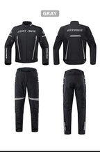 Waterproof Motorcycle Jacket & Pants Set with Protective Gear