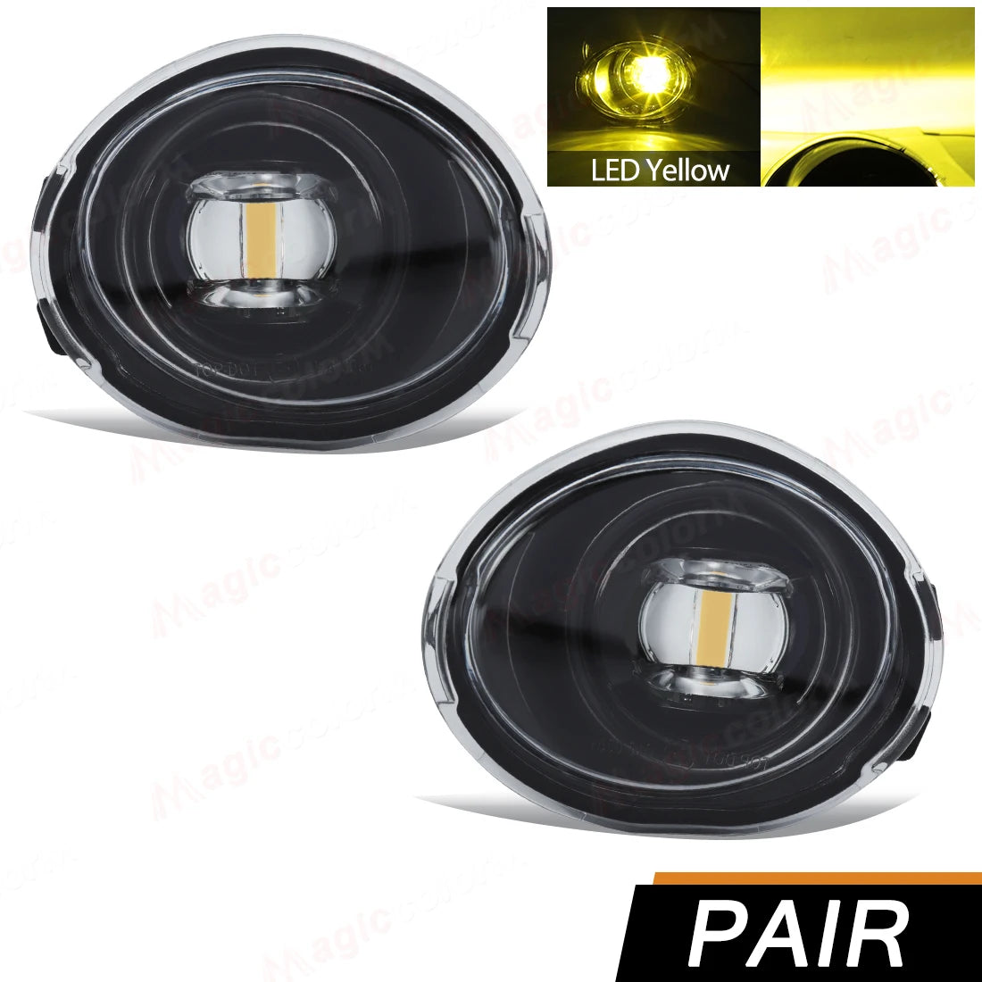 Front Fog Light Driving Lamp for BMW E39 M5 (2001-2003) & E46 M3 (2002-2006) – Halogen, LED & Angel Eyes