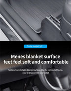 Tesla Model Y Highland 6PCS 3D TPE Floor Mats – Double Layer Waterproof Car Carpet