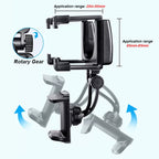 SEAMETAL Rearview Mirror Phone Holder – 360° Rotation Car Smartphone Navigation Mount