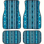 Retro Bohemian Car Floor Mats – 4Pcs Non-Slip Persian Carpet Set