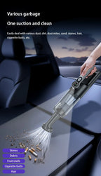 Car Vacuum Cleaner Wireless (Handheld) – Suction & Blowing, High Power