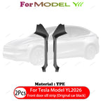 For Tesla Model YL 2026 TPE Front Rear Door Sill Protector Threshold Strip Waterproof Anti-kick Guard Panel Interior Accessories