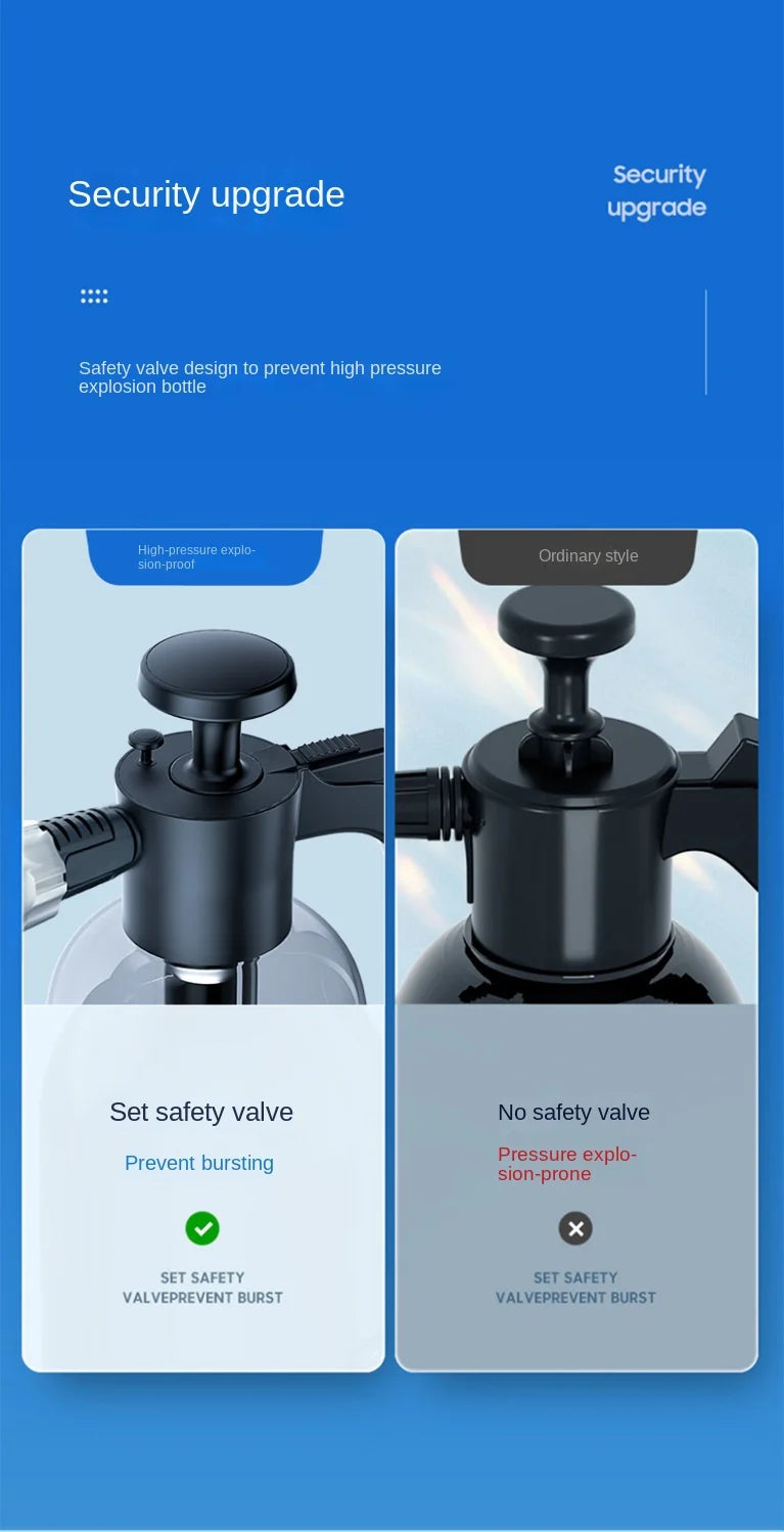 2L Hand Pump Foam Sprayer – Snow Foam Car Wash Cannon