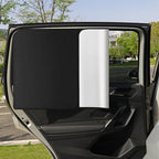 SEAMETAL Magnetic Car Side Window Sun Shade Curtain – UV Reflective Privacy Cover (2pcs)