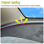 For Tesla Model Y Juniper 2026 2025 Dashboard Cover Pad Suede Sunshade Protector Anti-UV Dash Mat Non-slip Pads Car Accessories