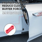 SEAMETAL Car Door Shock Absorber Pads – Silicone Anti-Vibration Soundproof Damper Cushion (4pcs)