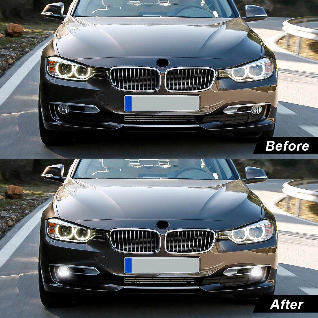 LED Fog Lamp DRL for BMW F20 F21 F22 F23 F30 F31 F32 F34 F35 – Front Bumper Driving Light 12V (OE: 63177315559 / 63177315560)