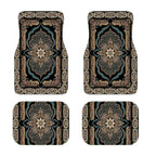 Bohemian Car Floor Mats – 4-Piece Anti-Slip Retro Persian Carpet Set