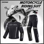 Waterproof Motorcycle Jacket & Pants Set with Protective Gear