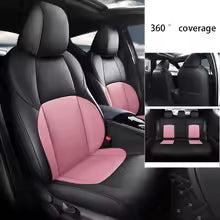 Luxury 360° Custom-Fit Car Seat Covers for Toyota Corolla, Raize, RAV4, C-HR, Camry, Wish, Hilux & Prius – Anti-Slip Full Wrap