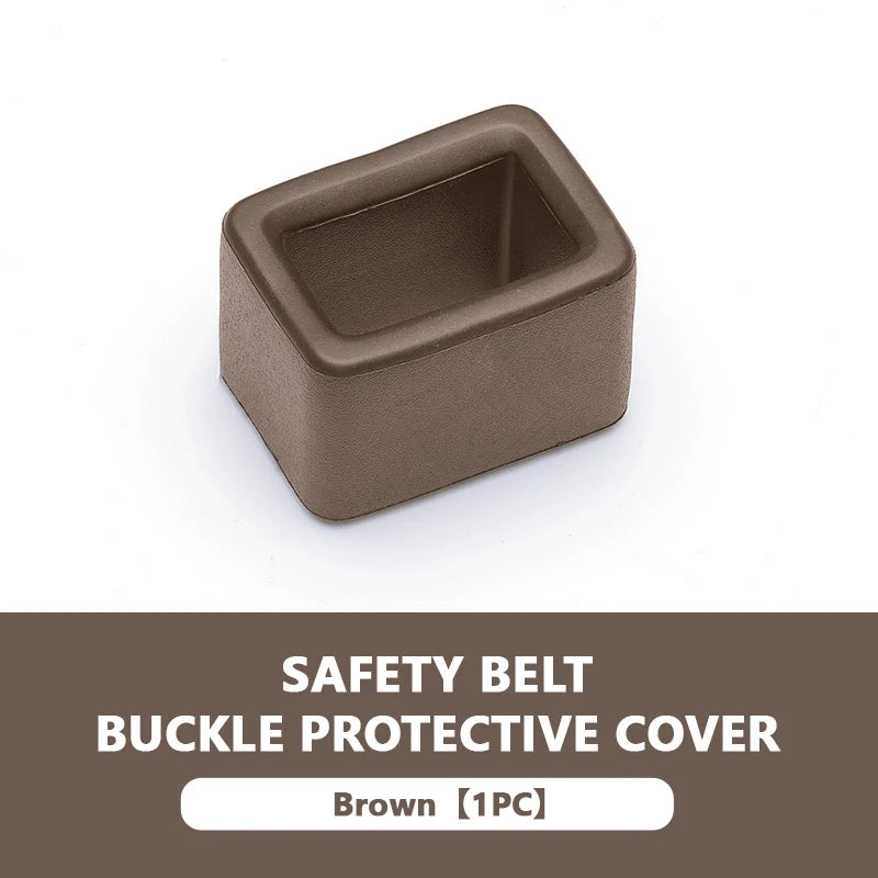SEAMETAL Car Seat Belt Buckle Cover – Anti-Scratch Seatbelt Button Protector (Universal Fit)