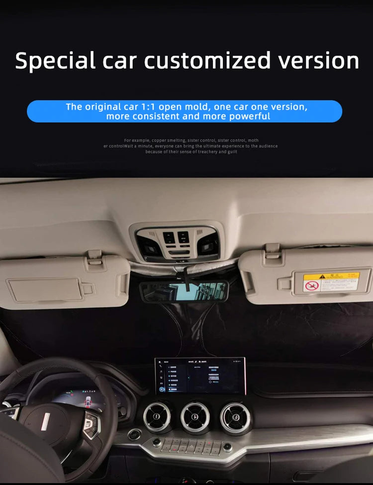 Ford Mustang Mach-E Magnetic Sunshade Set – Front, Rear & Side Windows (2021–2024)