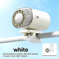 Car Clip on Air Conditioner 199 Speeds Adjustable 360° Rotation Semiconductor Cooling Fan Wide Clamp