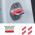 SEAMETAL Car Door Shock Absorber Pads – Silicone Anti-Vibration Soundproof Damper Cushion (4pcs)
