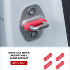 SEAMETAL Car Door Shock Absorber Pads – Silicone Anti-Vibration Soundproof Damper Cushion (4pcs)