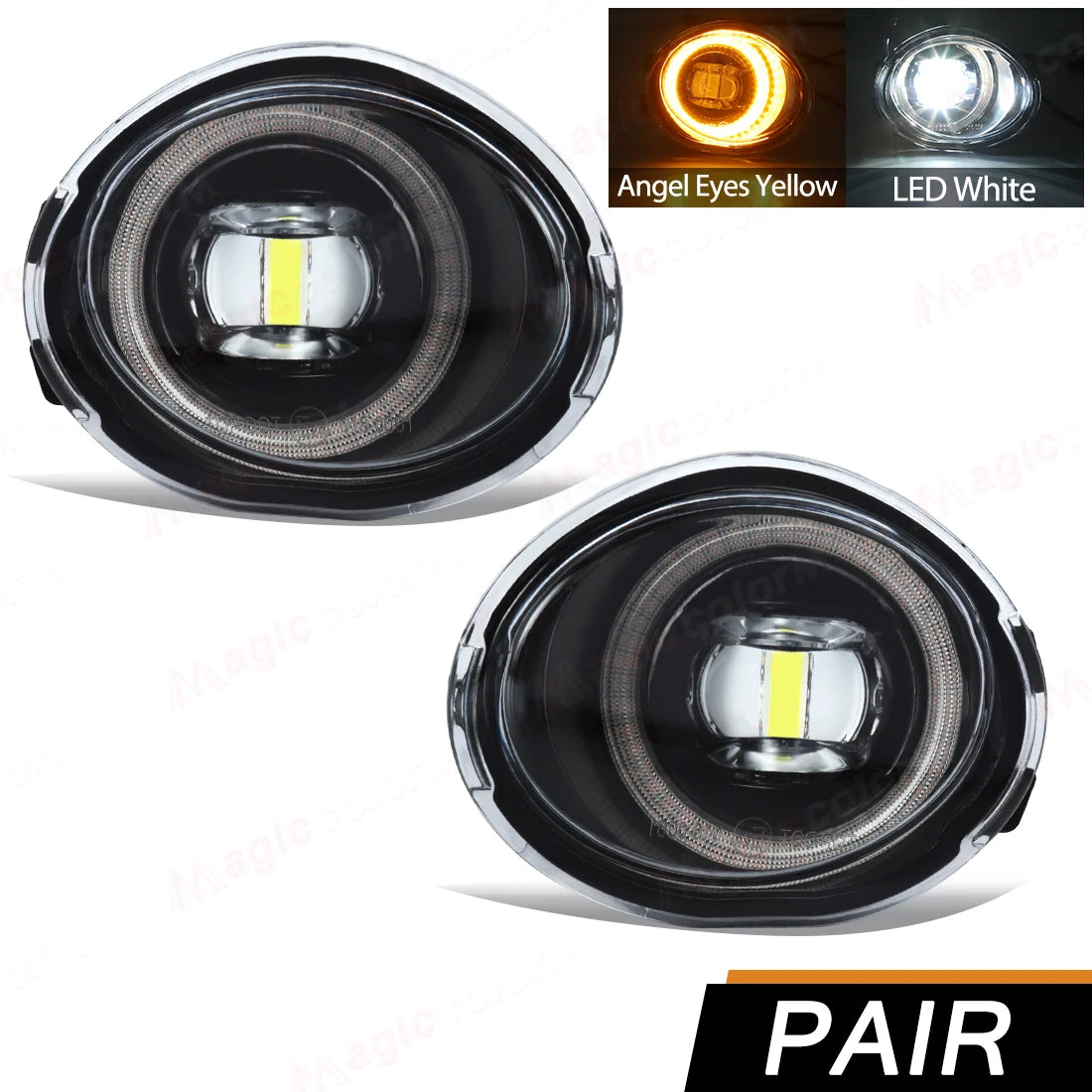 Front Fog Light Driving Lamp for BMW E39 M5 (2001-2003) & E46 M3 (2002-2006) – Halogen, LED & Angel Eyes