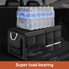 SEAMETAL Foldable Car Trunk Storage Box – Waterproof Oxford Organizer for Camping & Fishing (36L / 72L / 110L)
