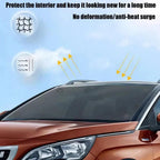 Retractable Car Sun Shade – Front & Rear Anti-UV Windshield Visor Protector