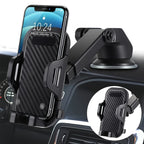 Universal Suction Cup Car Phone Holder | Dashboard & Windshield Mount for All Smartphones