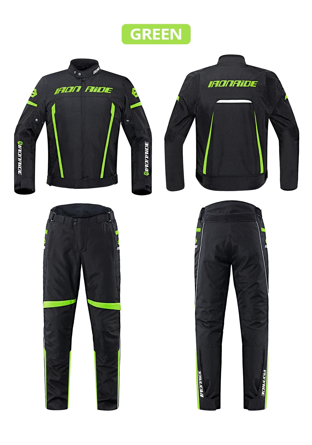 Waterproof Motorcycle Jacket & Pants Set with Protective Gear