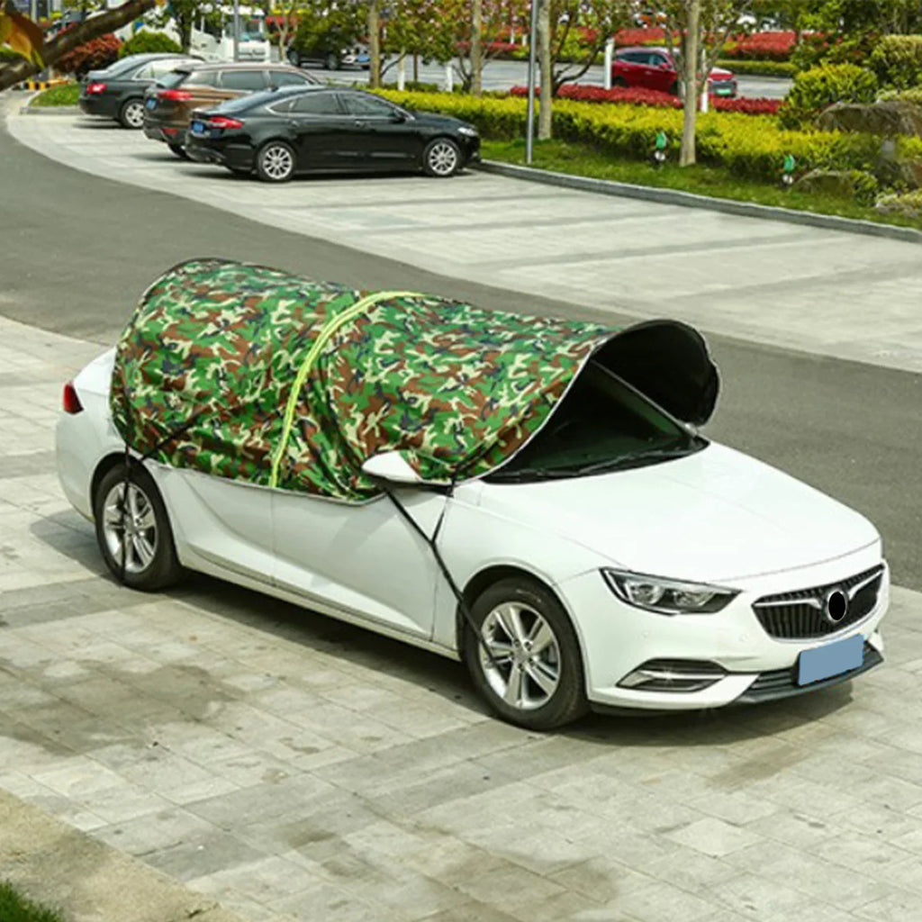 Car Umbrella Sunshade Canopy | Anti-UV Foldable Full-Car Cover – Sun, Snow & Rain Protection