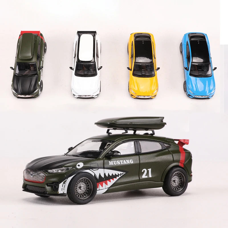 GCD 1:64 Ford Mustang Mach-E GT Diecast Model Car | Alloy Miniature Collectible
